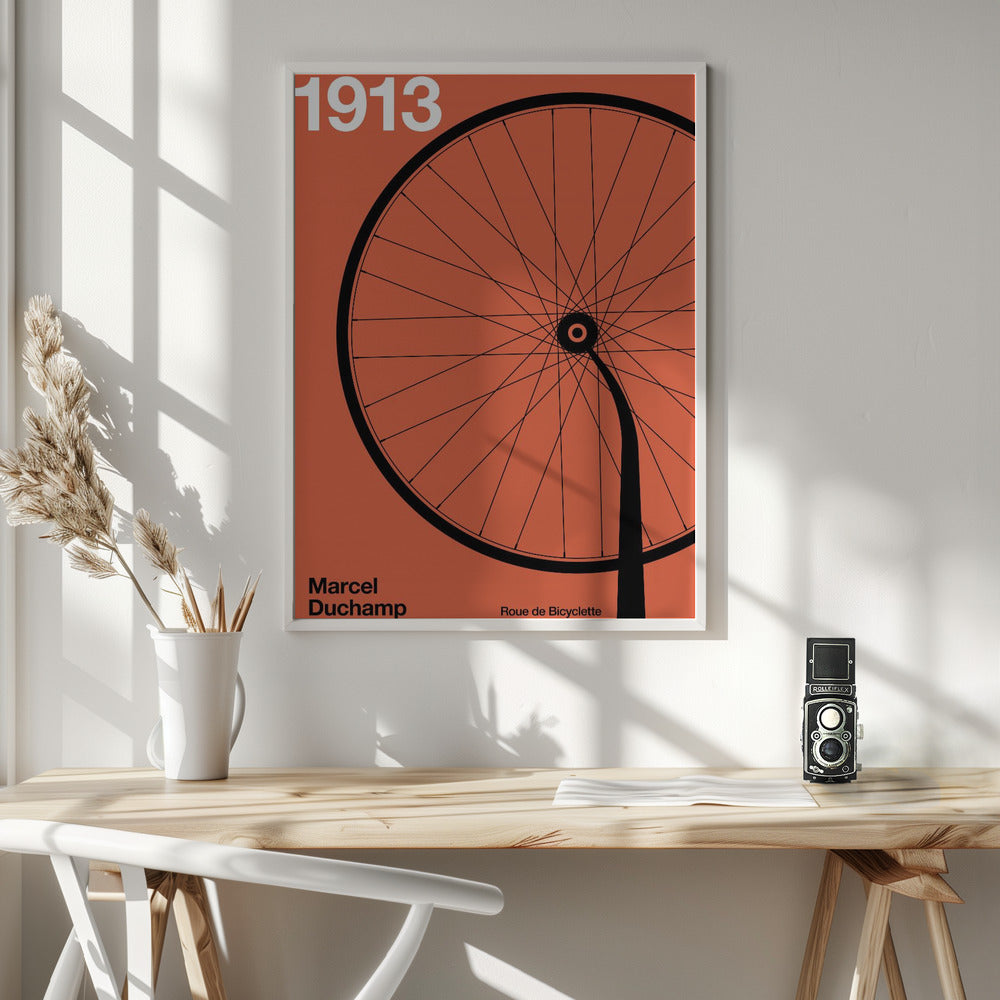 1913 Roue De Bicyclette Poster