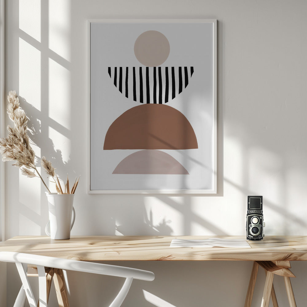 Geometric Abstract Art Poster