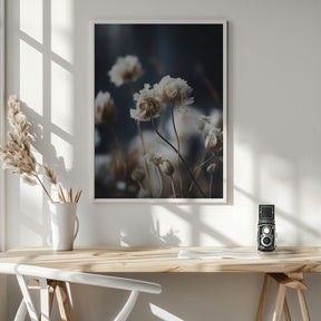 Dry Pastel Flowers No1 Poster