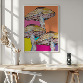 Psychedelic Mushrooms Poster