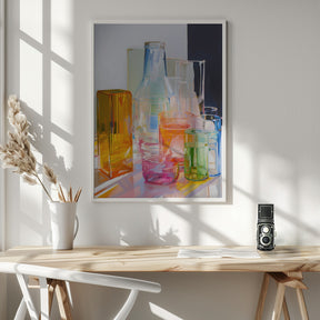 Neon Still Life No 1 Poster