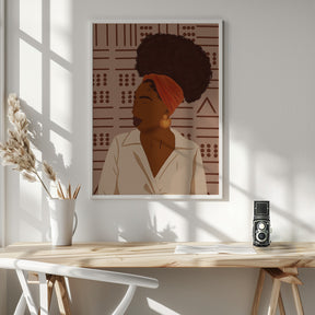 Afro puff Poster