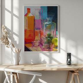 Neon Still Life No 2 Poster