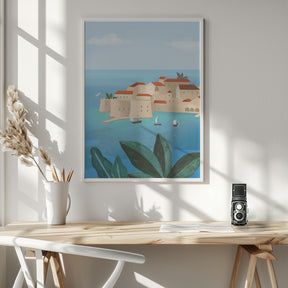 Dubrovnik City Poster