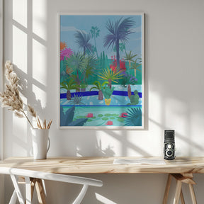 Moroccan Garden Poster