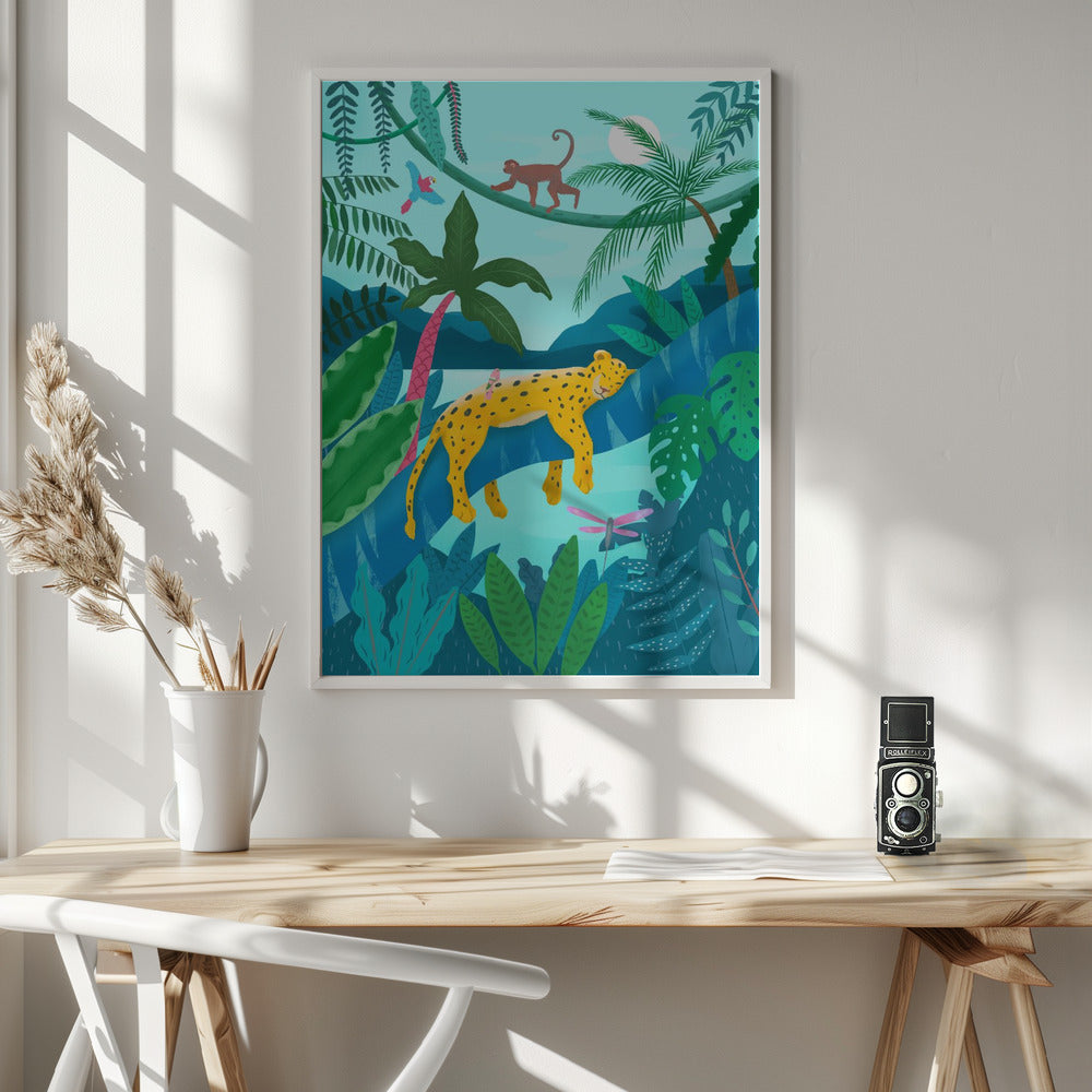 Jungle Leopard Poster