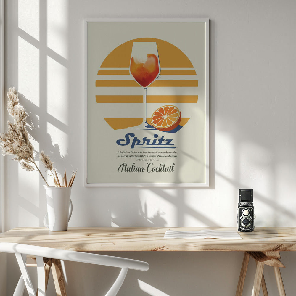 Spritz summer print Poster
