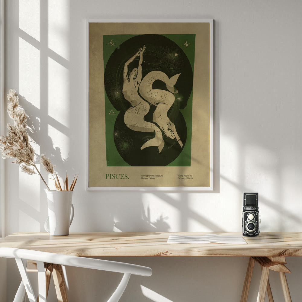 Pisces print Poster