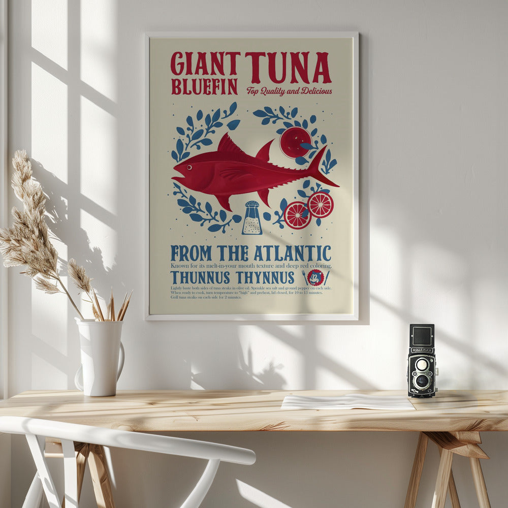 Tuna kitchen print Poster