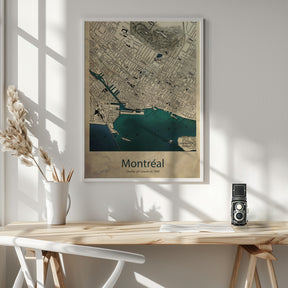 Montreal map Poster