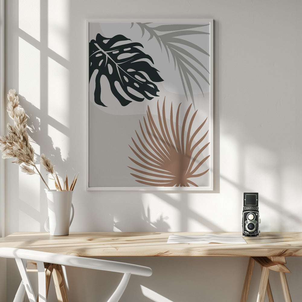 Tropical Leaves No3 Poster