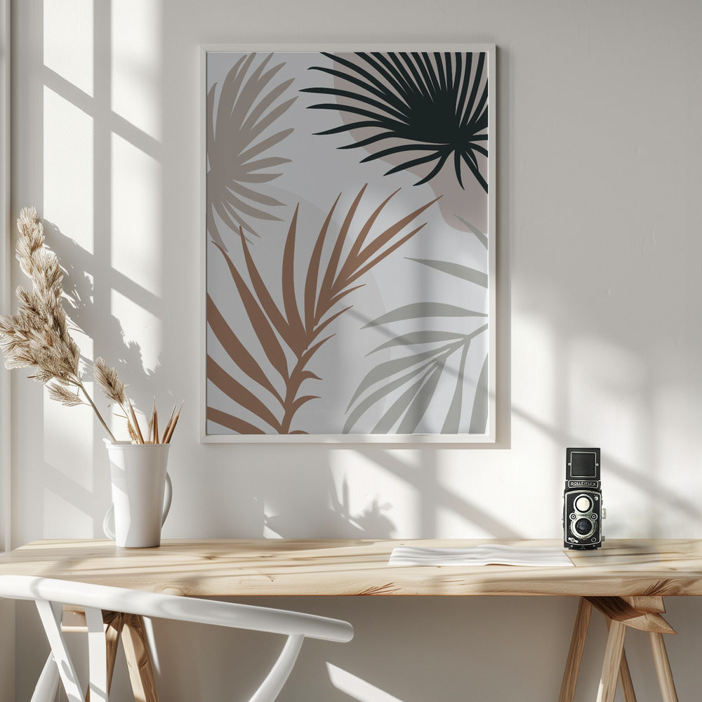 Tropical Leaves No4 Poster