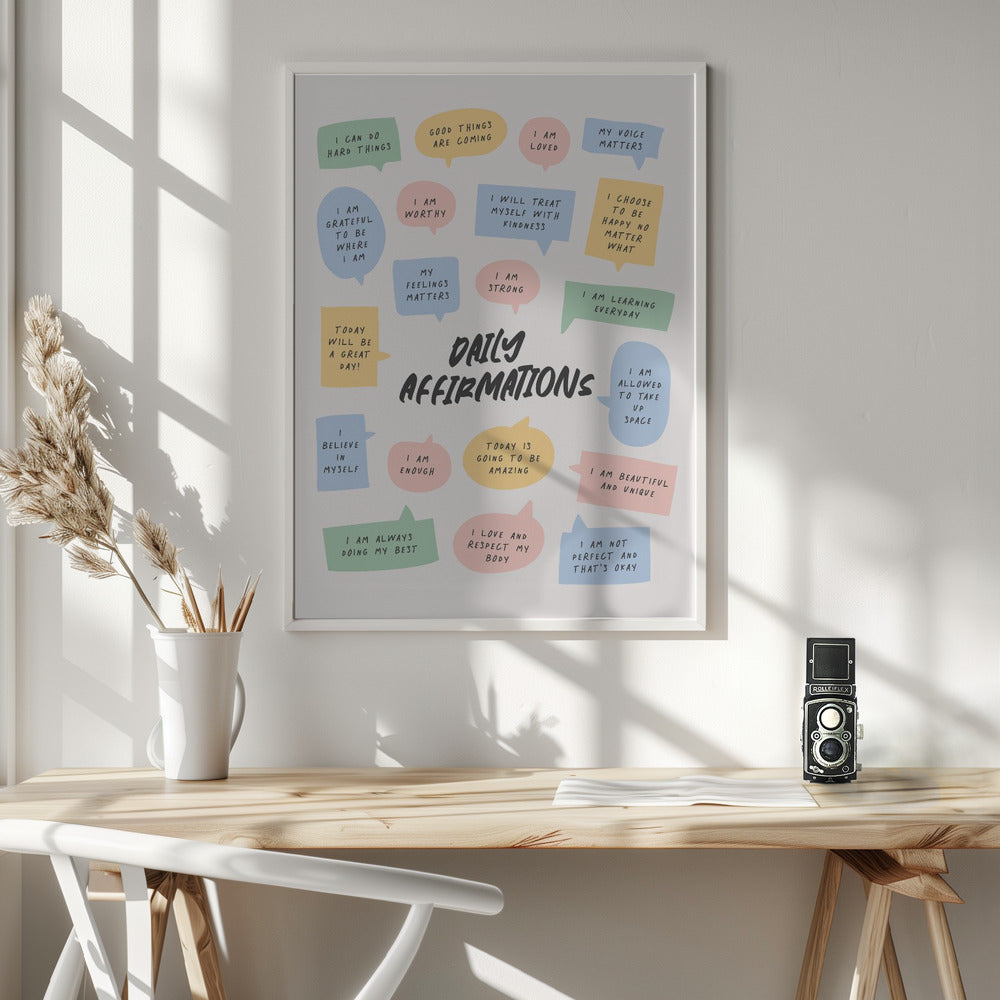 Daily Affirmations Poster