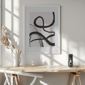 Abstract Brush No2 Poster