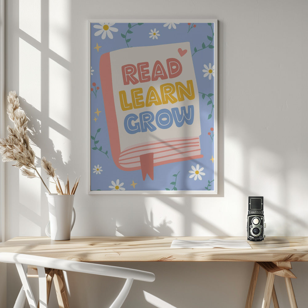 Read Learn Grow 4 Poster