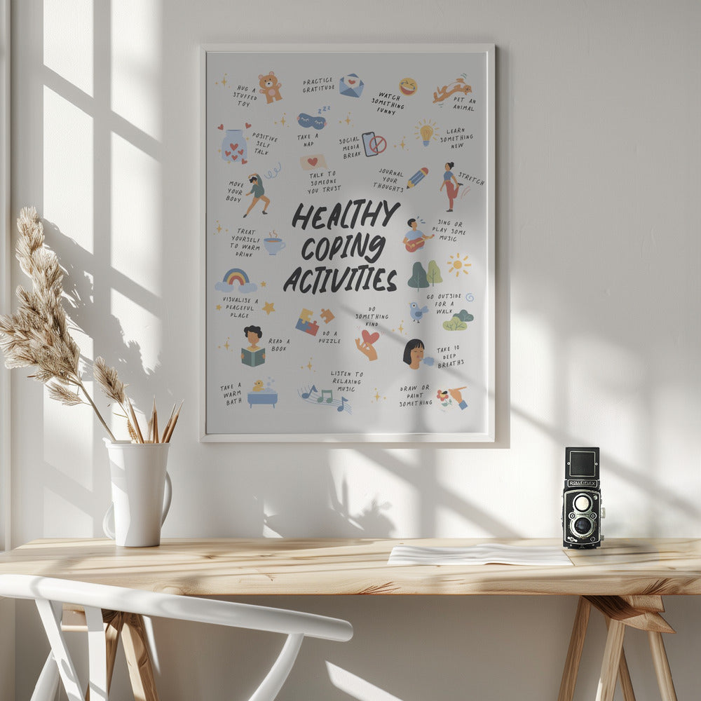 Coping Activities Poster
