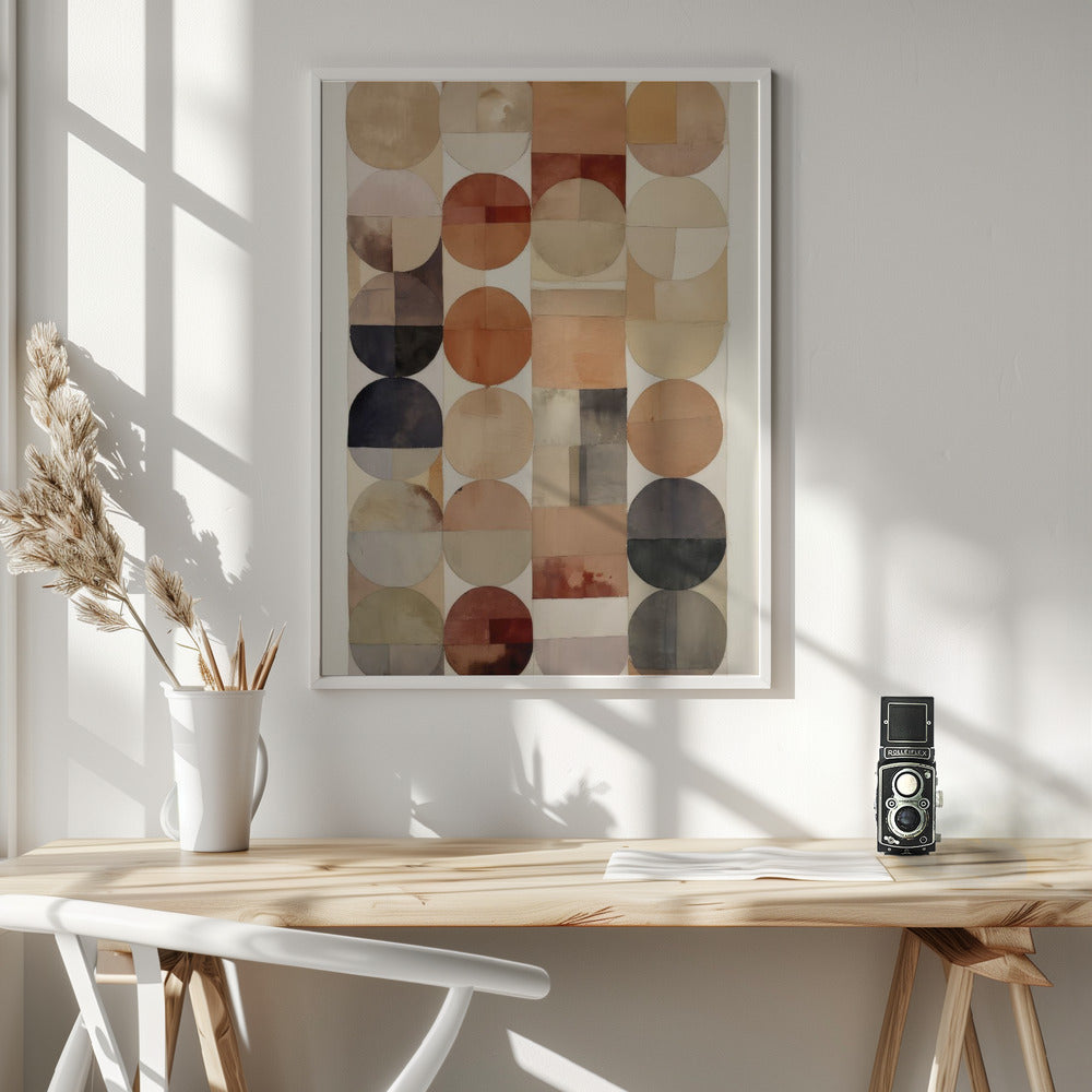 Pastel Circles Poster