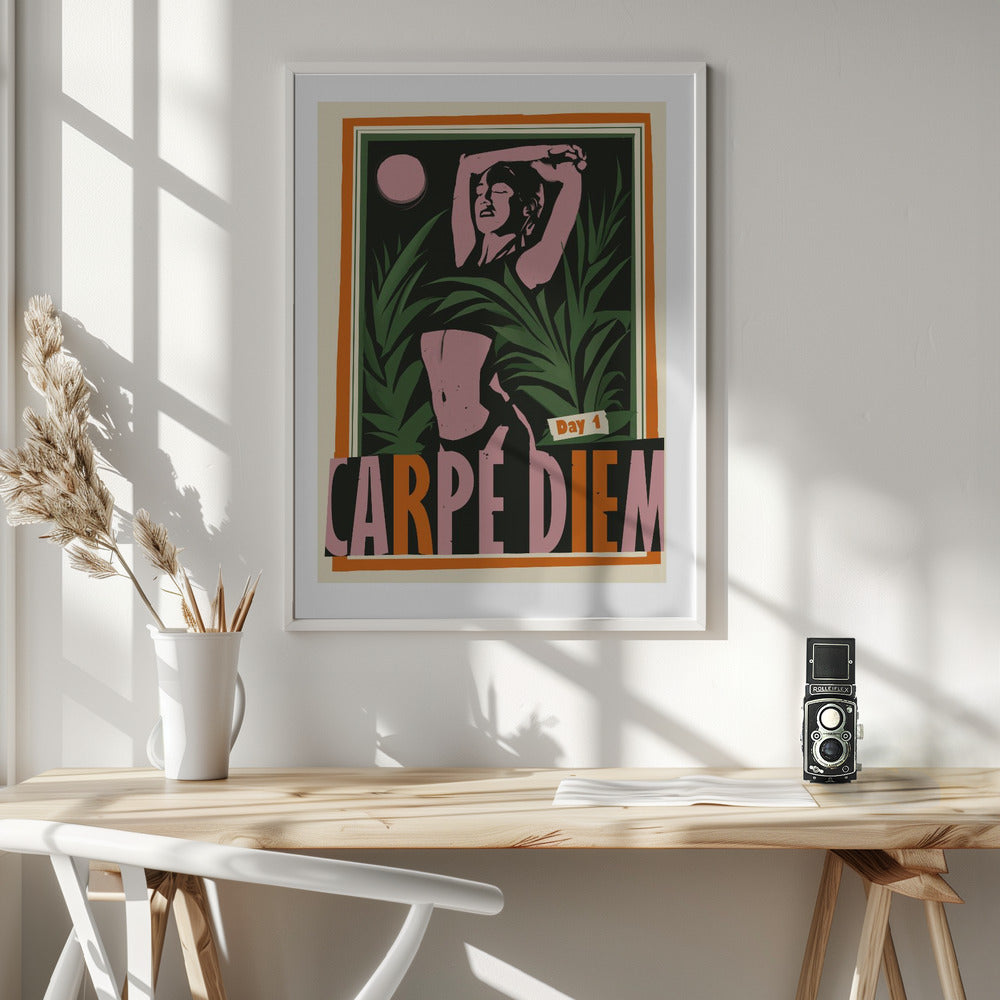 Carpe Diem Color Poster