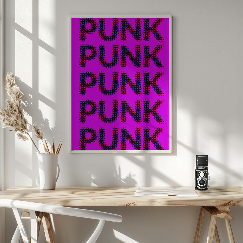 Pink Punk Poster