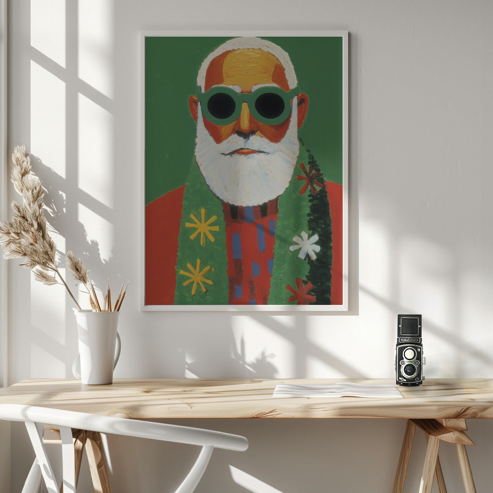 Holiday Santa Poster