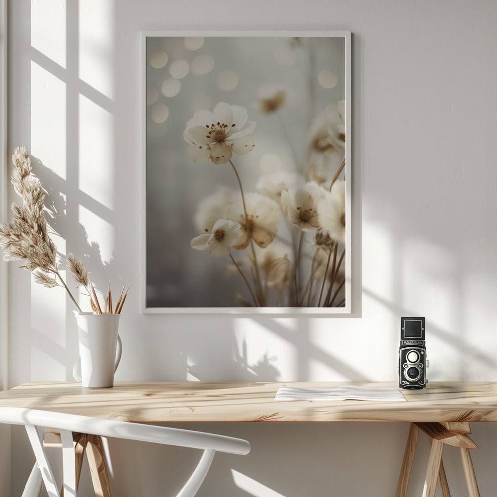 Pastel Flowers No 2 Poster