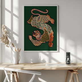 Asiantiger Green Poster