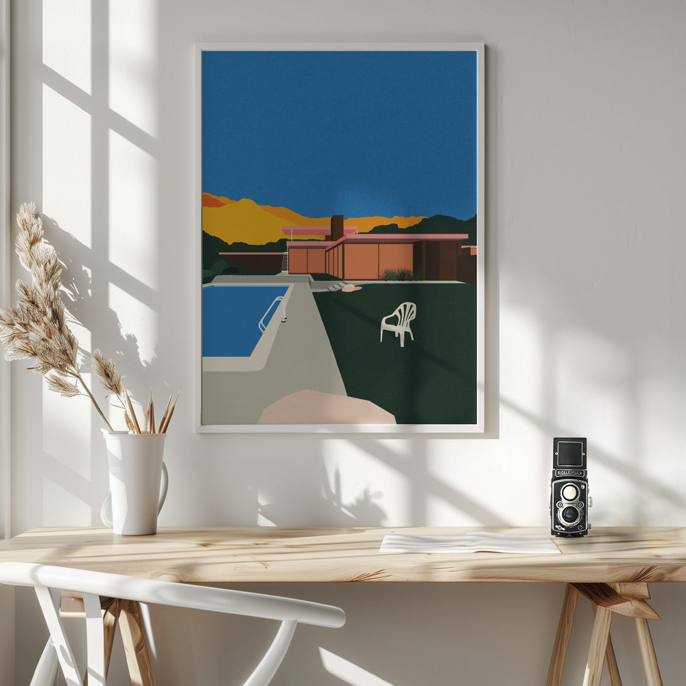 Kaufmann Desert House Poolside Poster