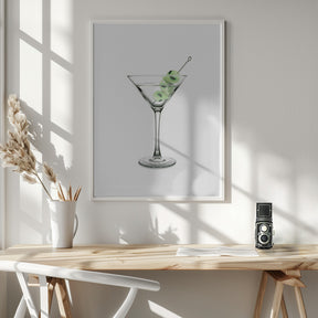 UFO Martini Poster