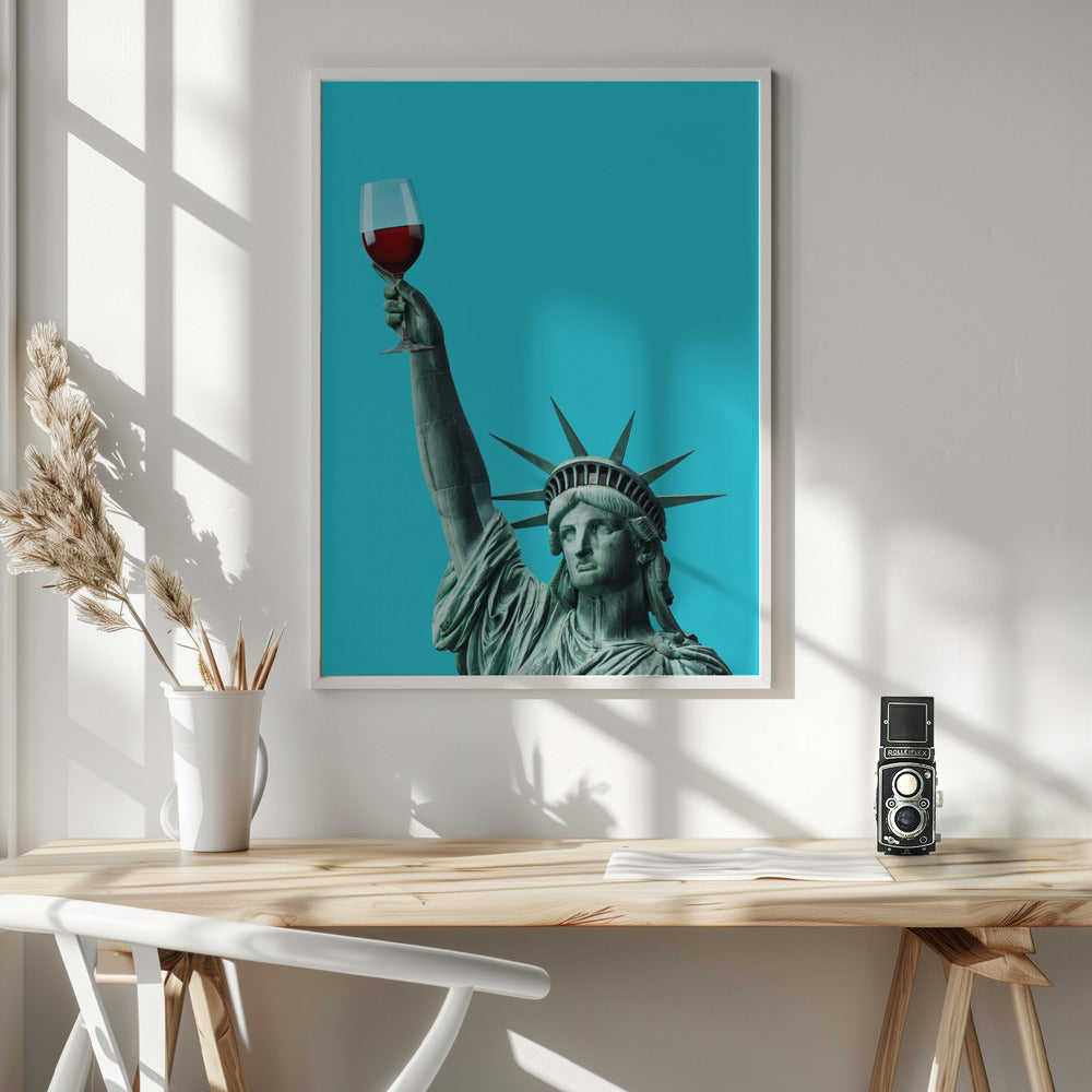 Liberty of Drinking Poster