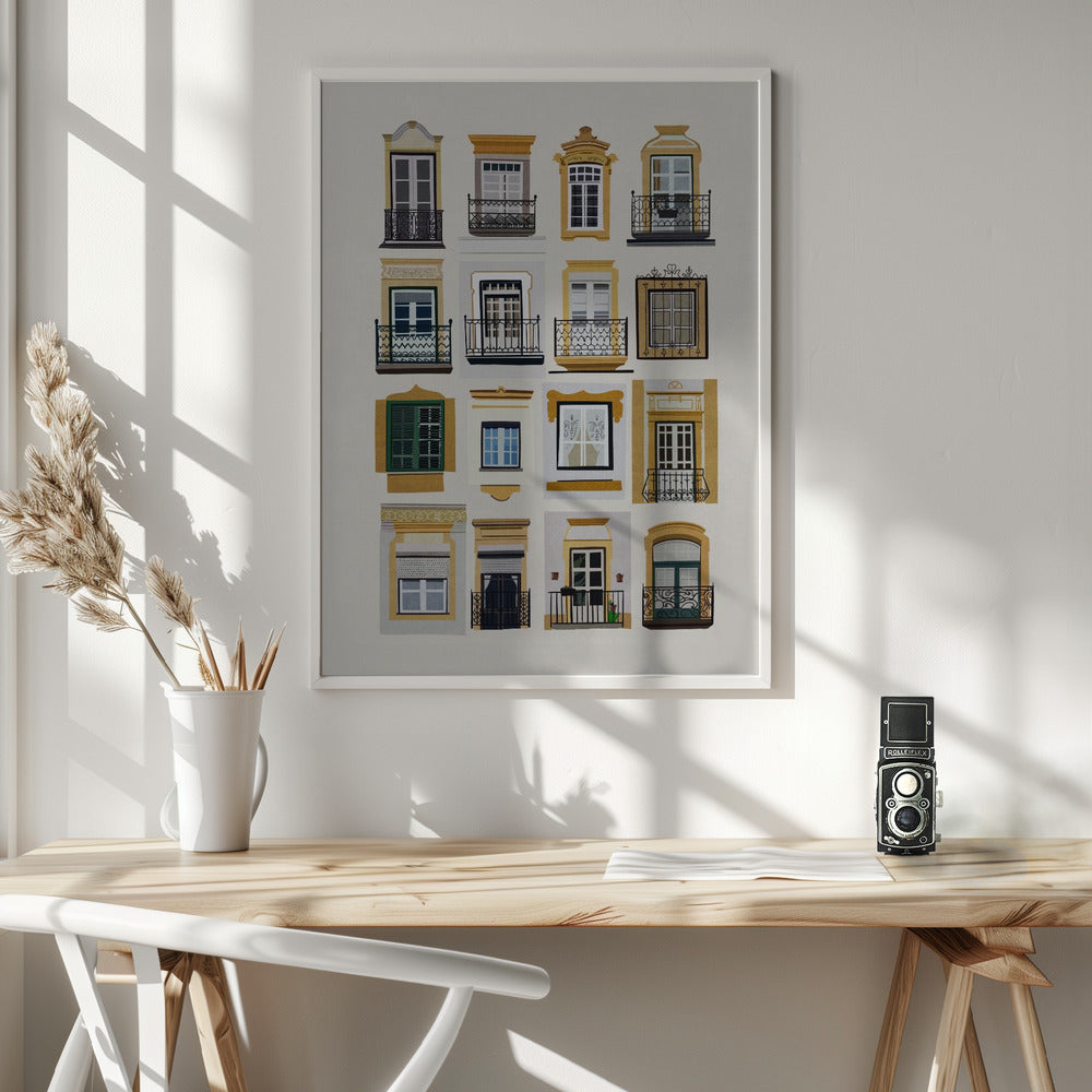 Vintage Windows Poster