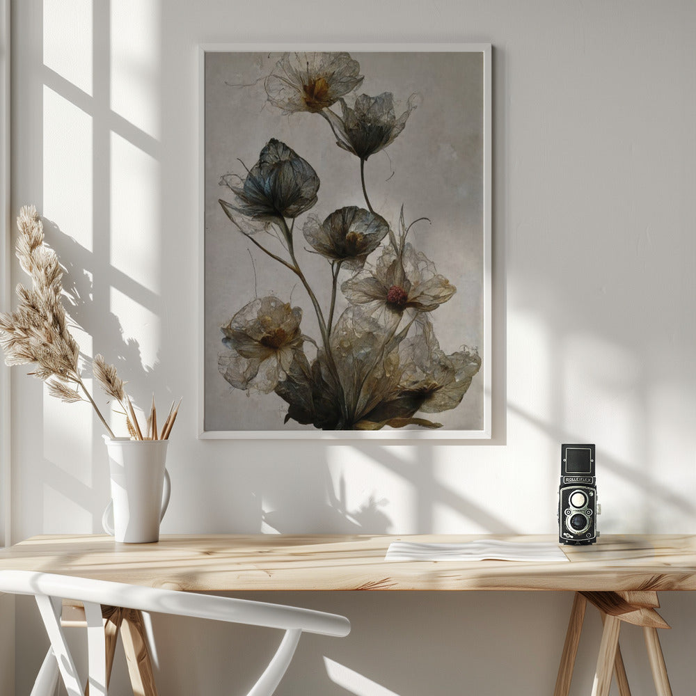 Dry Flowers No 6 Poster