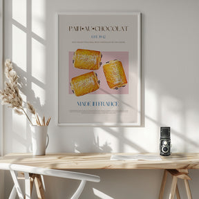 Pain Au Chocolat Print Poster