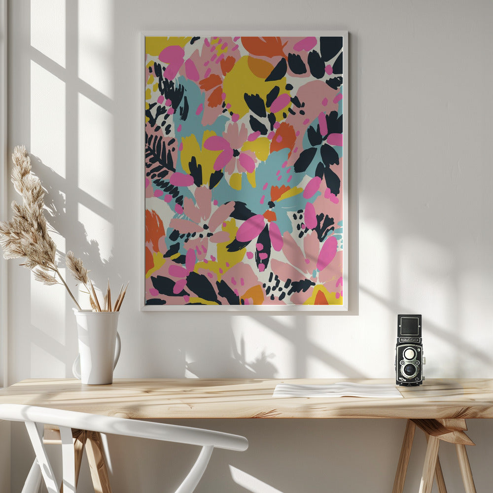 Summer Flowers Poster