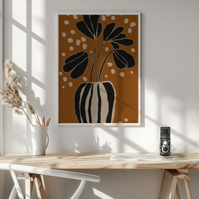 Ochre Still Life No 4 Poster