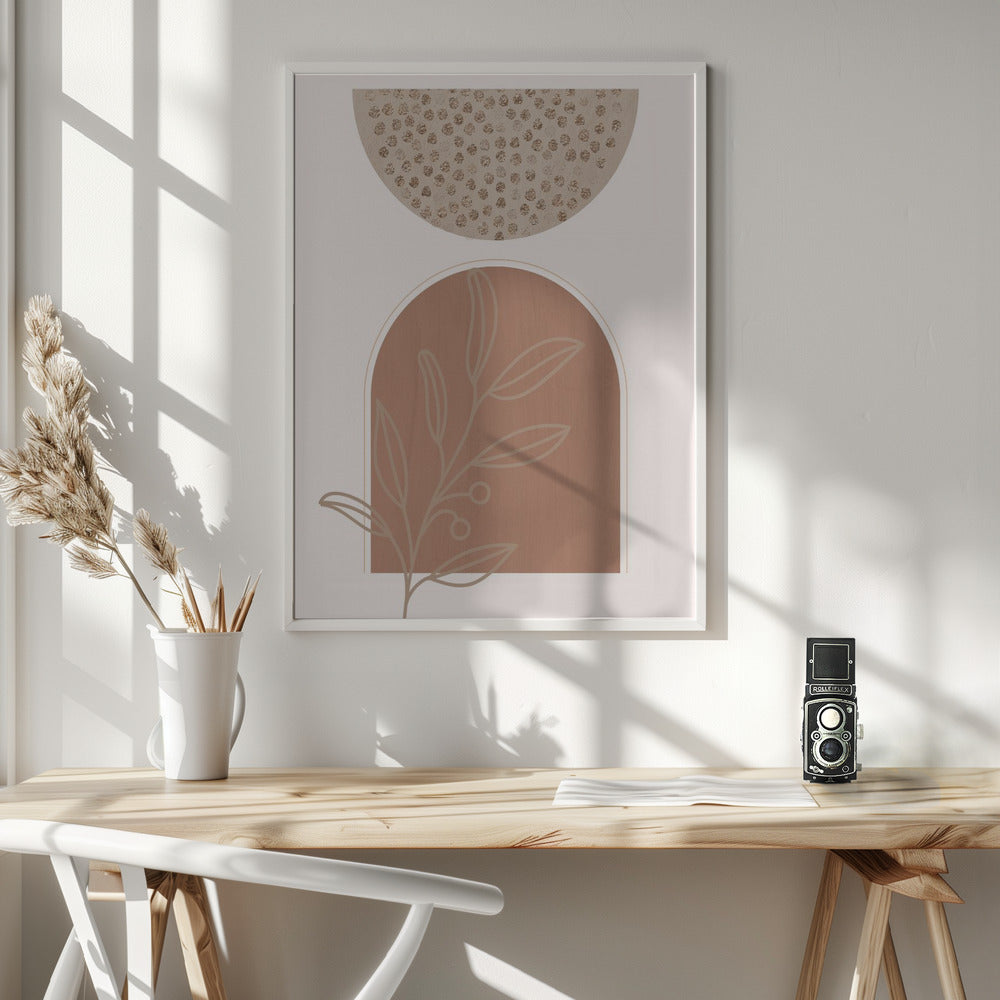 Boho Beige 2 Poster