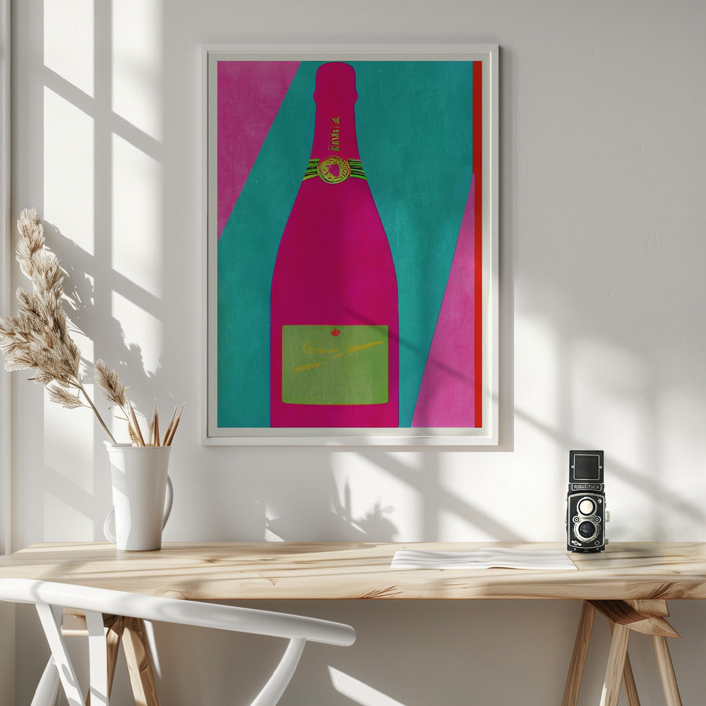 Pink Champagne Poster