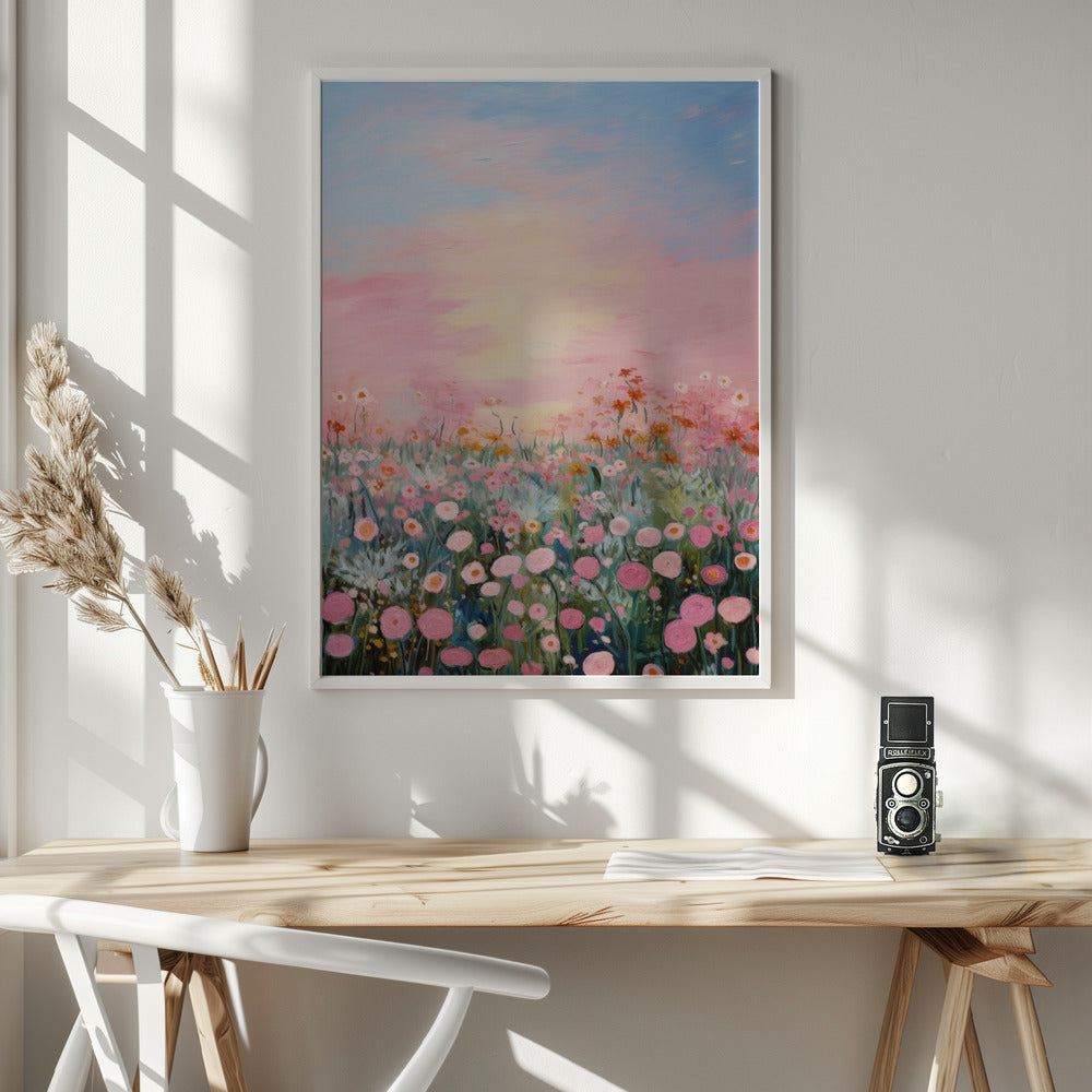 Pink Sunrise Poster