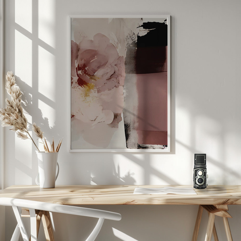 Abstract Flowers Poster