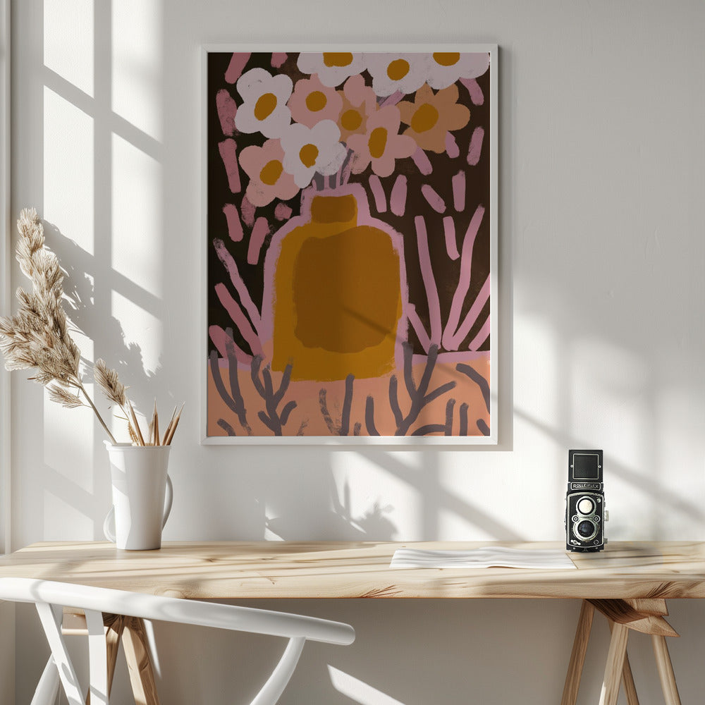 Pastel Flower Impression No 4 Poster