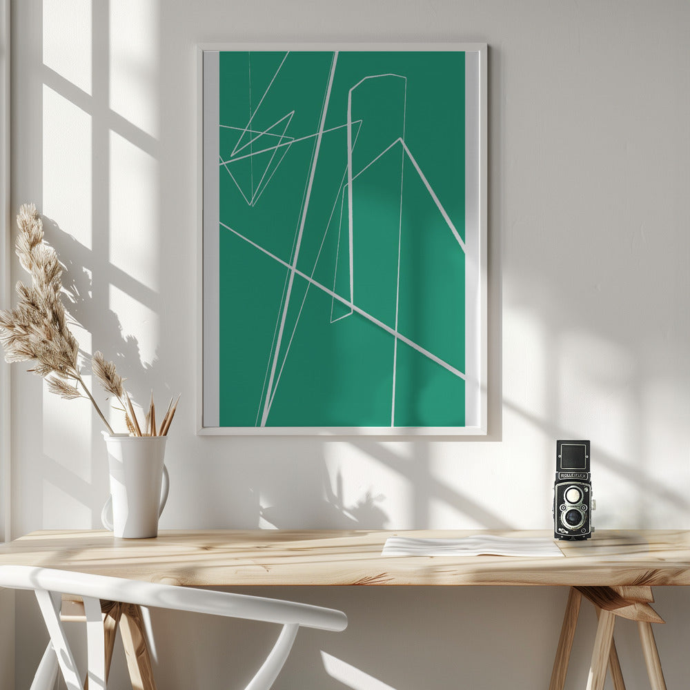 Angular Lines No 8 Poster