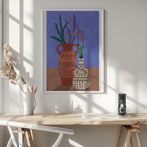 Flower Vase 3ratio 2x3 Print By Bohonewart Poster