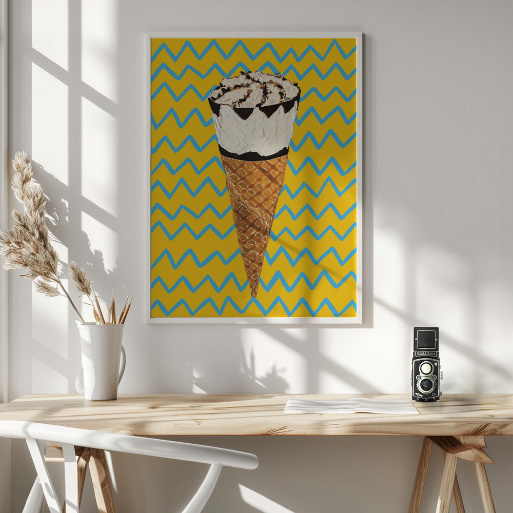 Cornetto Zig Zag Poster