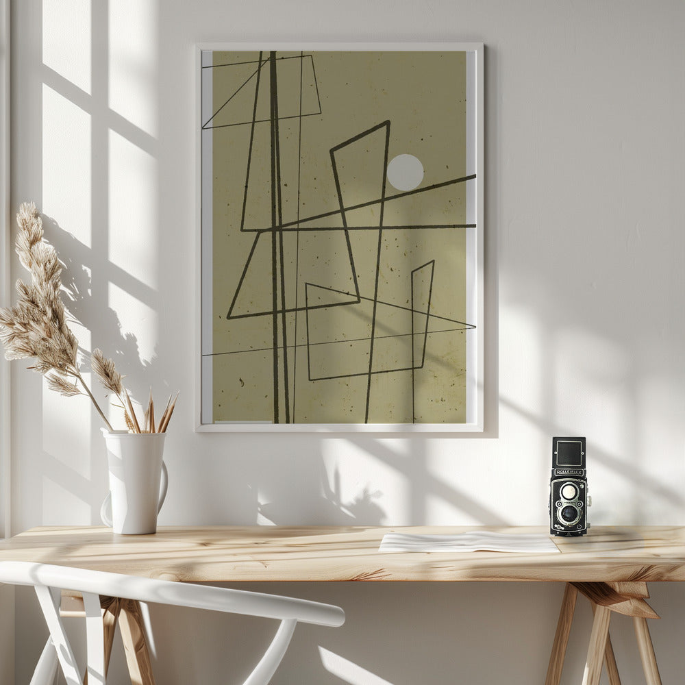 Angular Lines no 9 Poster