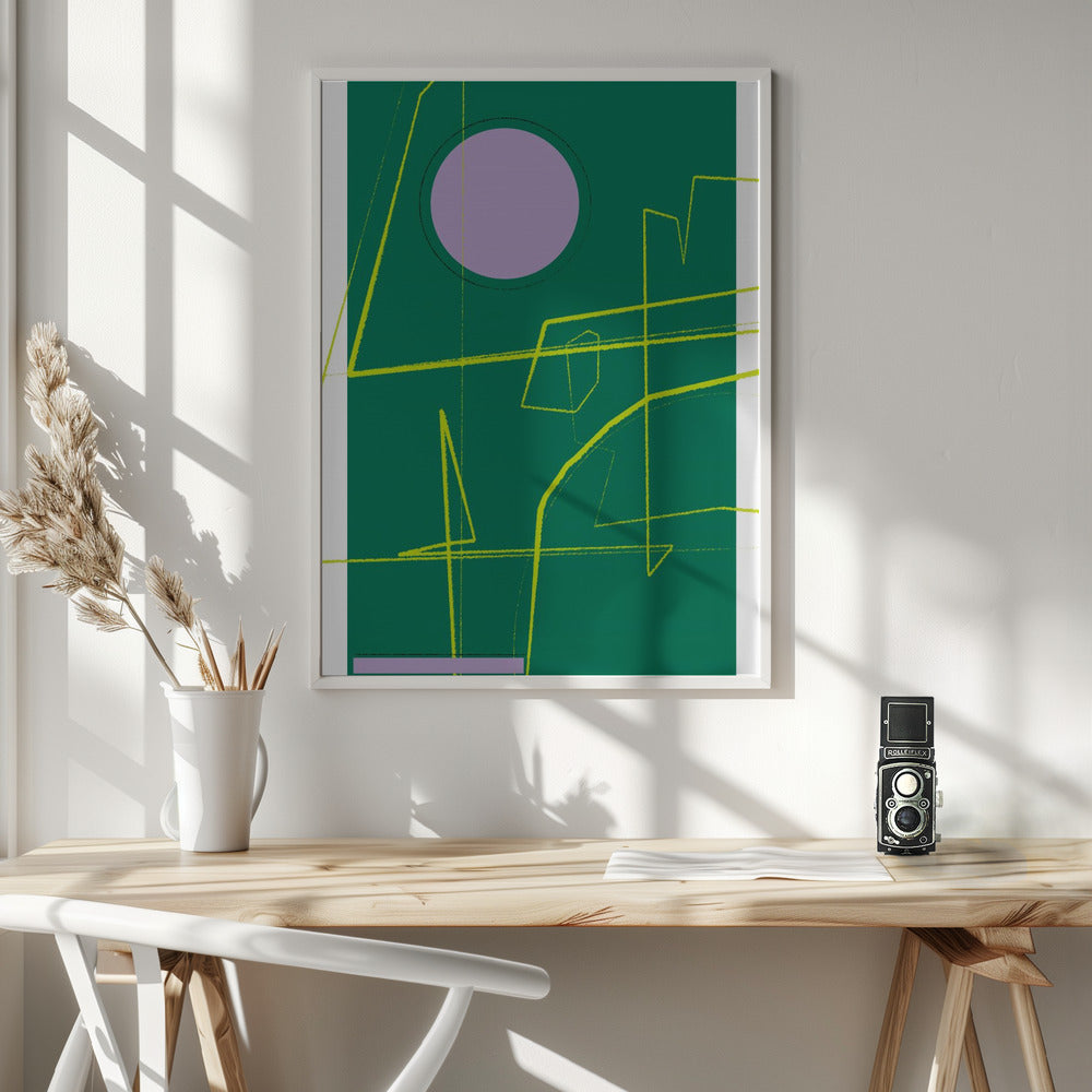 Angular lines No 23 Poster