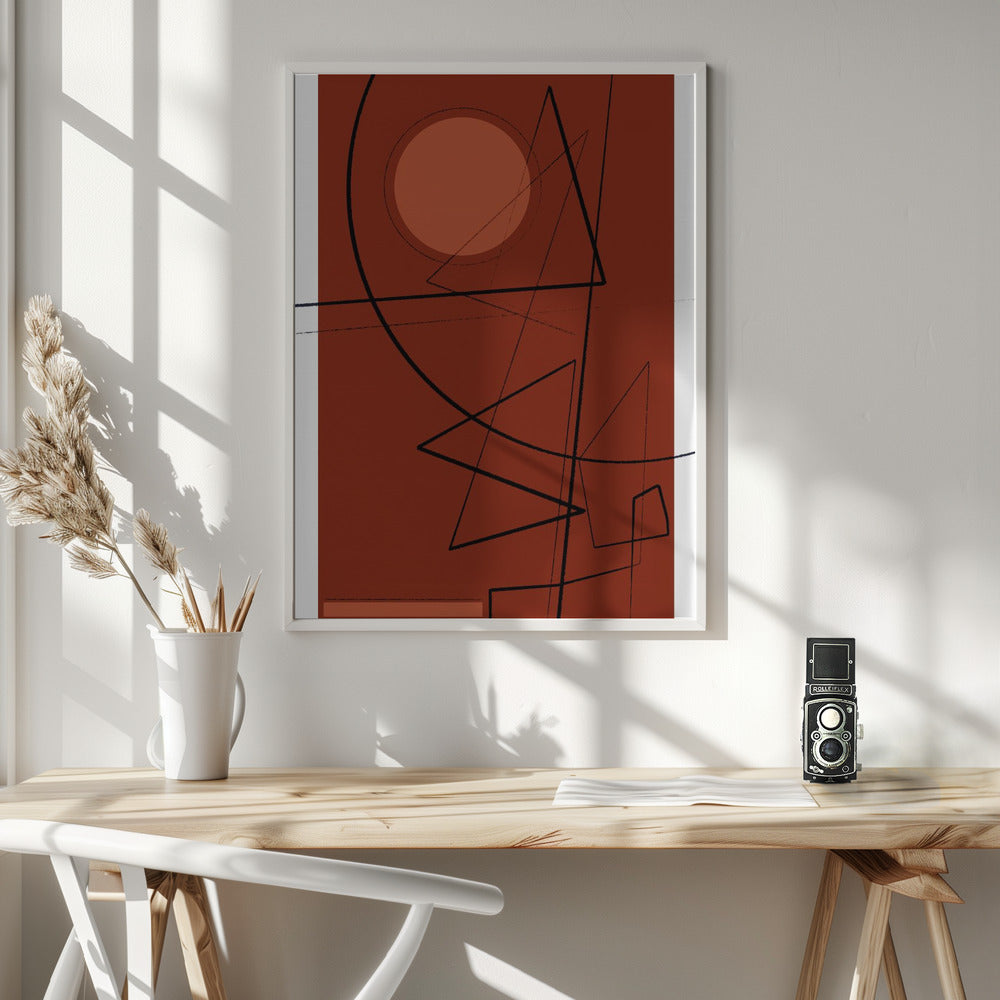 Angular lines No 21 Poster