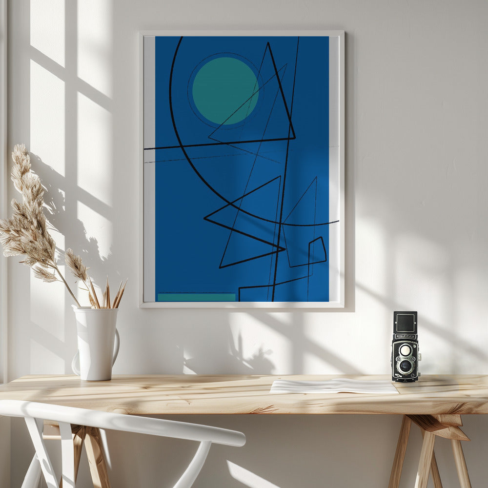 Angular lines No 19 Poster