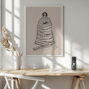 Cuddled Up In Knits Poster