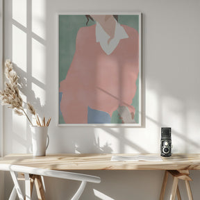 Pink Minimalist Fashion Poster