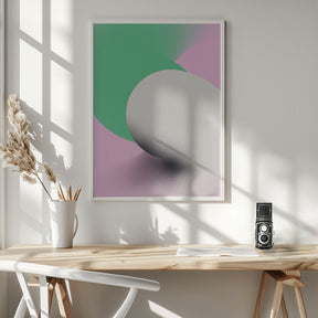 Minty Abstract Poster