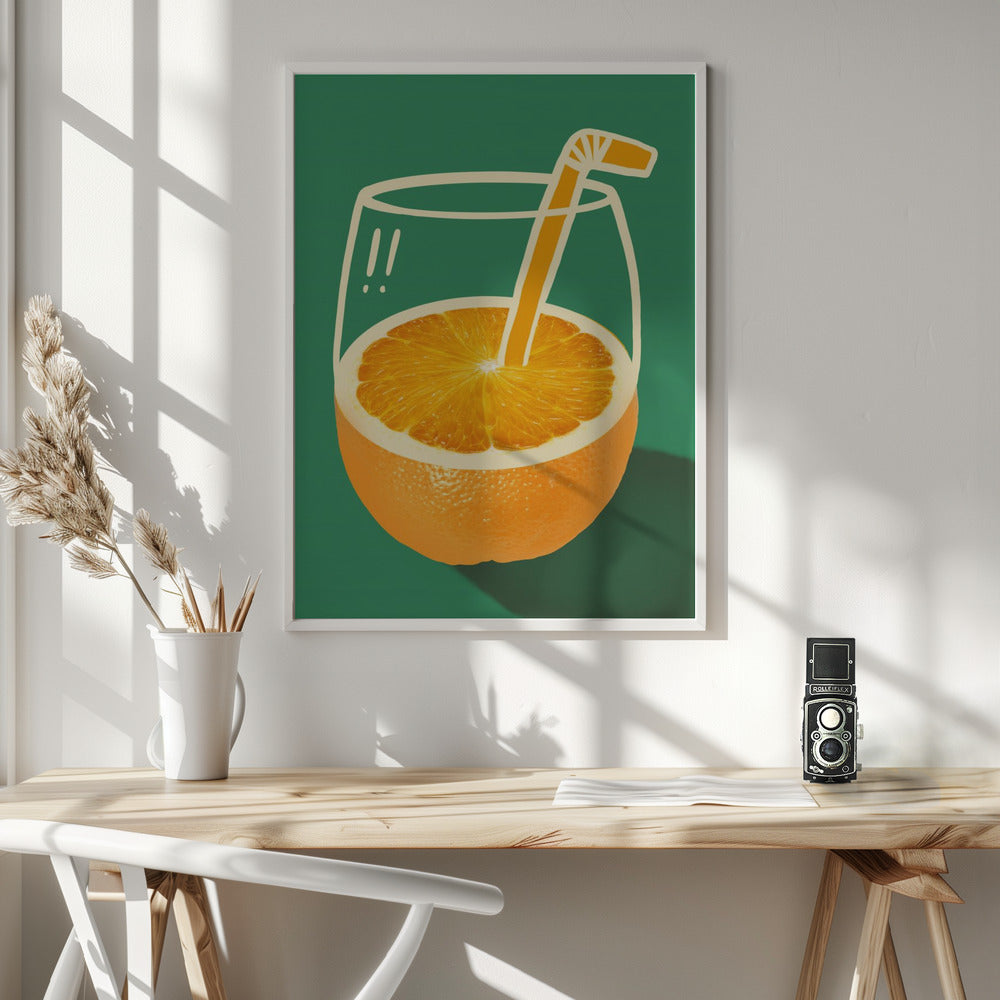 Orange juice Poster